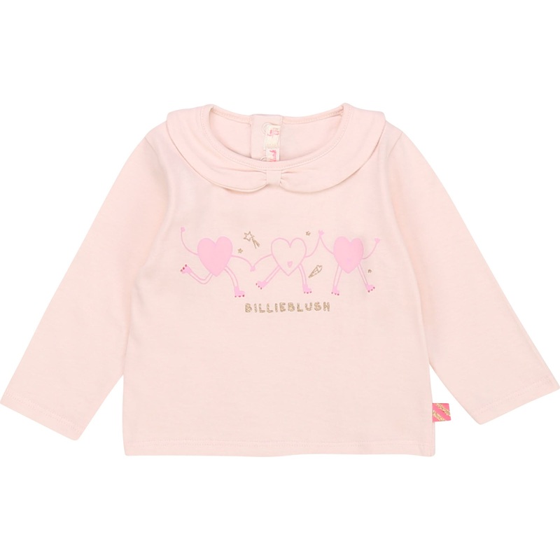 Billieblush T-Shirt Fall1 Heart Pink Pale