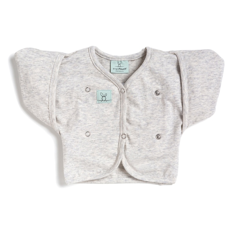 ergoPouch Butterfly Cardi - 0.2 TOG - Grey Marle