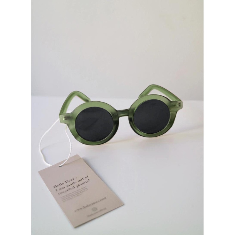 BabyMocs Children Sunnies Signature Round Green