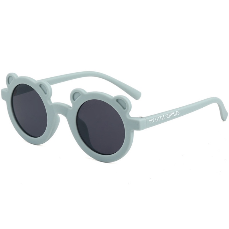 My Little Sunnies Round Bear Sunglasses Sky Blue Matte