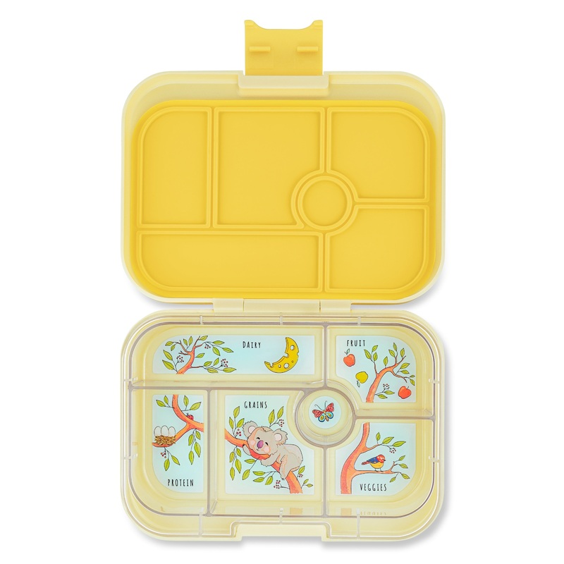 Yumbox Original 6-Compartment Lunch Box - Sunburst Yellow Koala