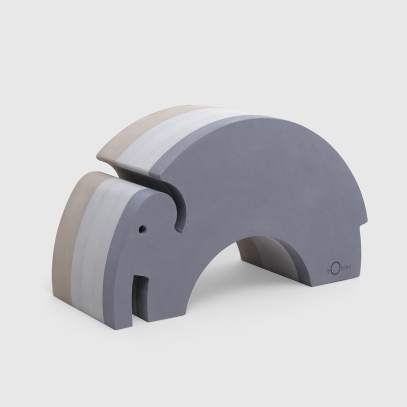 bObles Elephant L 24 Classic Cloudy Blue