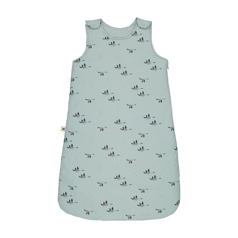 Rose in April Sleeping Bag Sarah Goose Print Blue