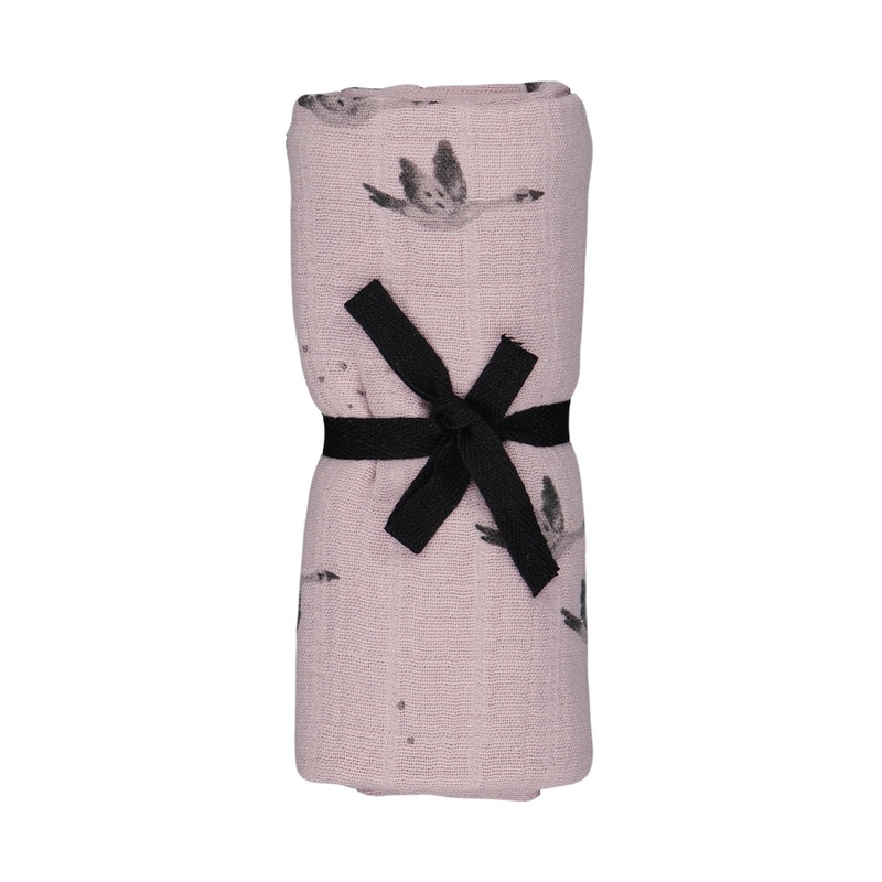 Rose in April Swaddle Goose Bianca Print Lilac