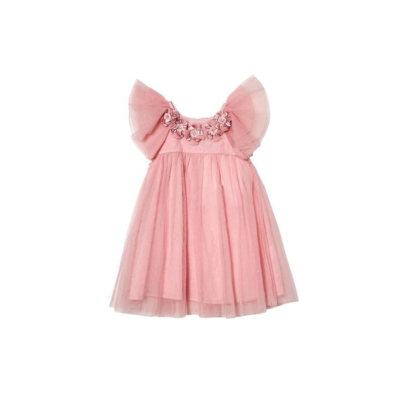 Tutu du Monde Bebe-Rosemary Tulle Dress Cheeky Pink