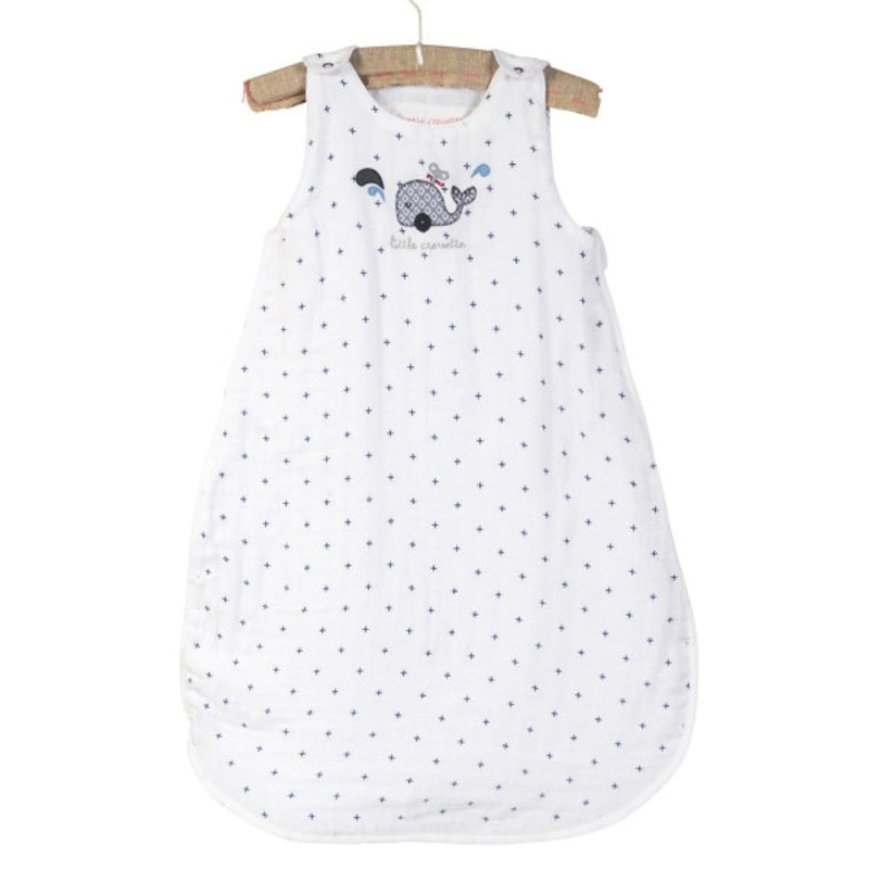 Little Crevette Sleeping Bag White Baleine