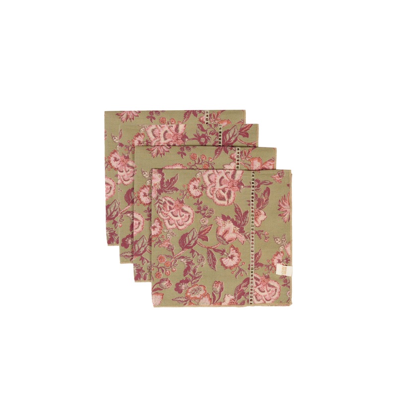 Louise Misha Table Napkin Carlotta Khaki Tropical Loon