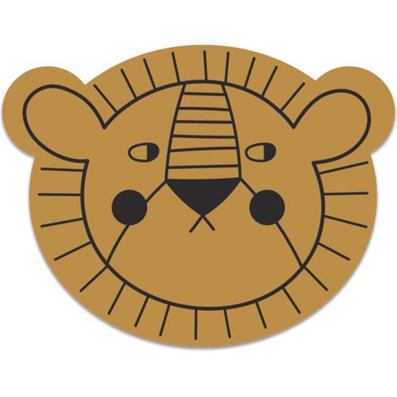 StudioLoco Mr Lion Placemat Mustard