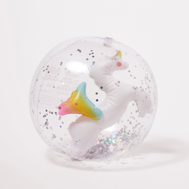 SUNNYLiFE 3D Inflatable Beach Ball Unicorn