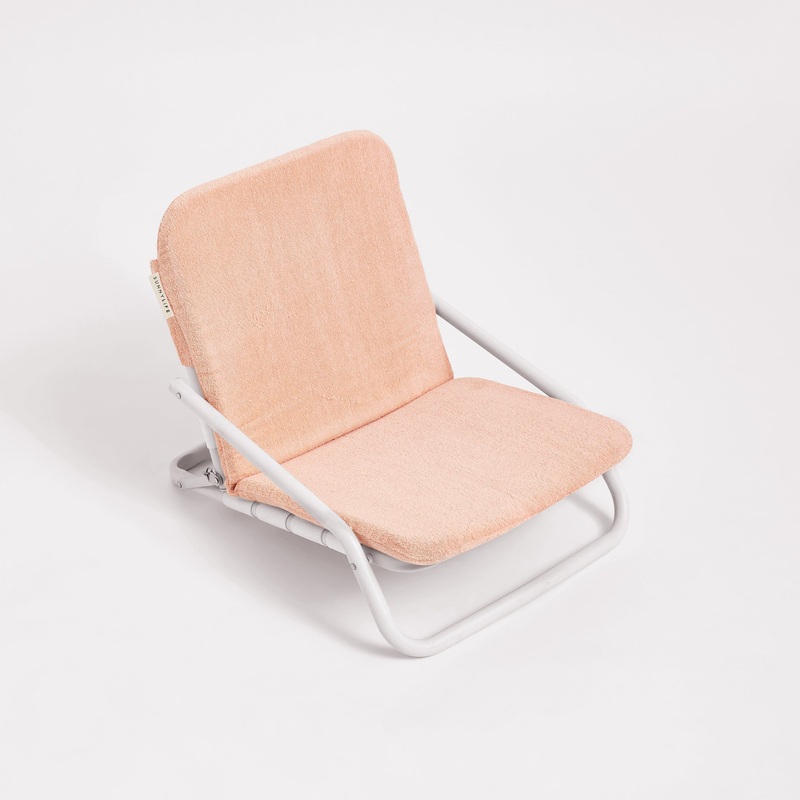SUNNYLiFE Cushioned Beach Chair Salmon