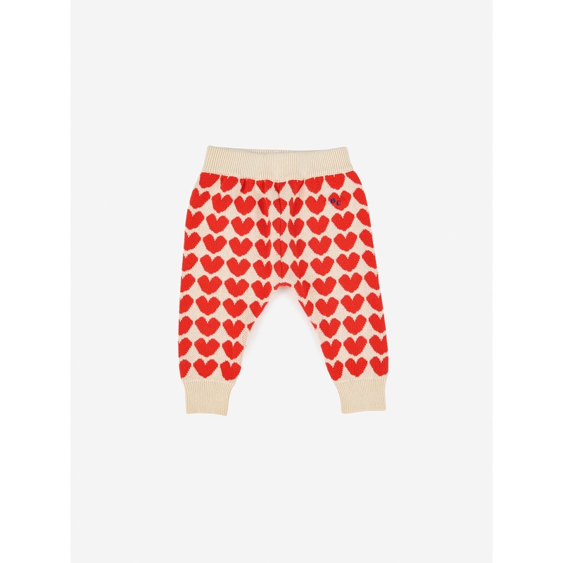 Bobo Choses Hearts Knit Trousers