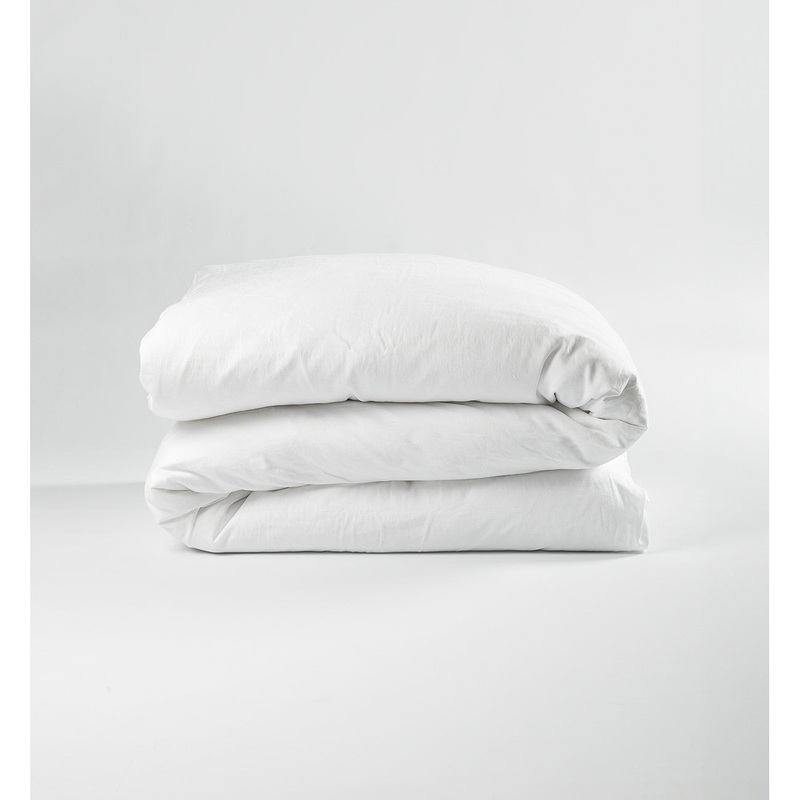 Kadolis Duvet Cover Pure Organic Cotton 100 x 140cm White