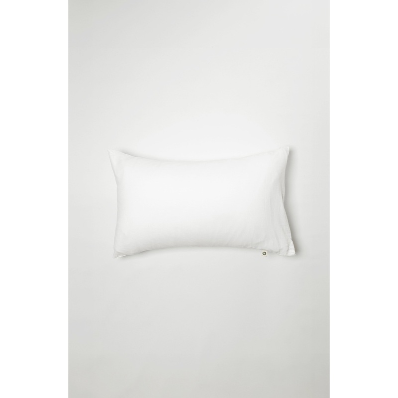 Kadolis Organic Cotton Pillow Case 40x60cm Blanc