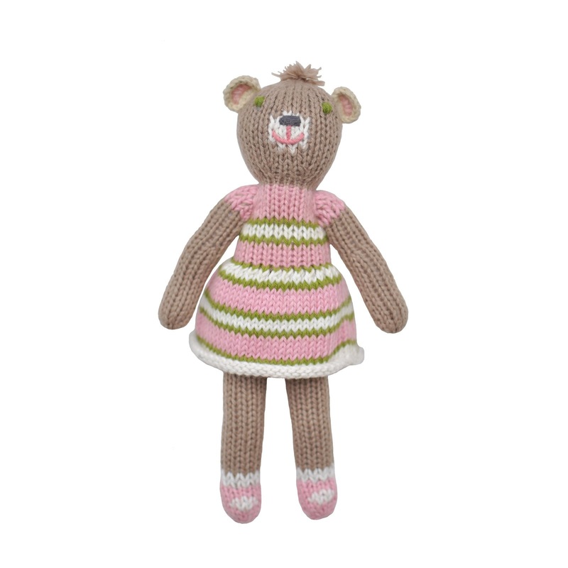 Blabla Kids Rattles School Book - Bear Girl