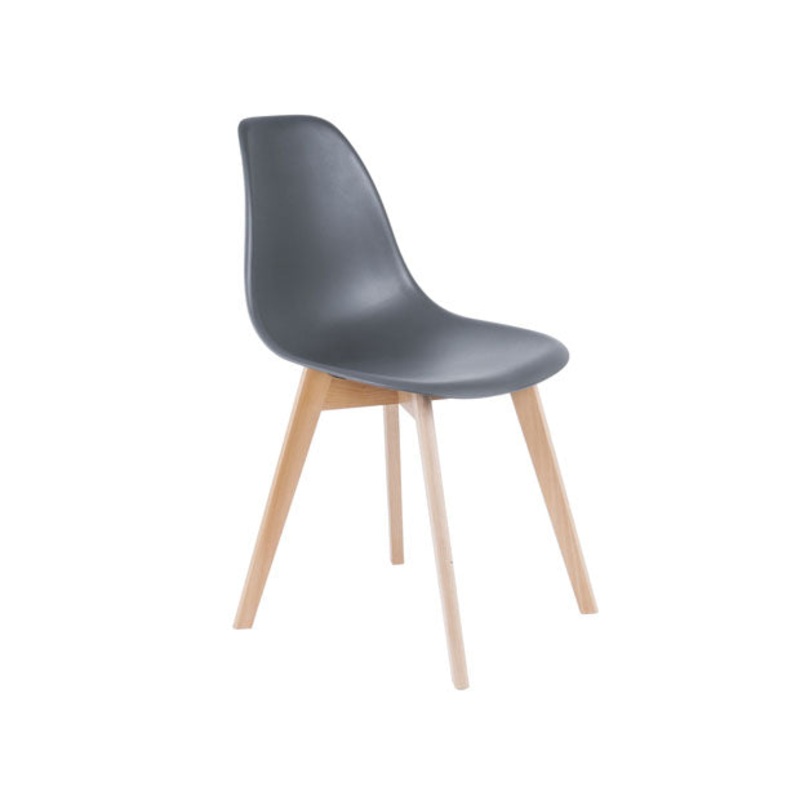 Present Time Dining Chair Elementary PP Grey