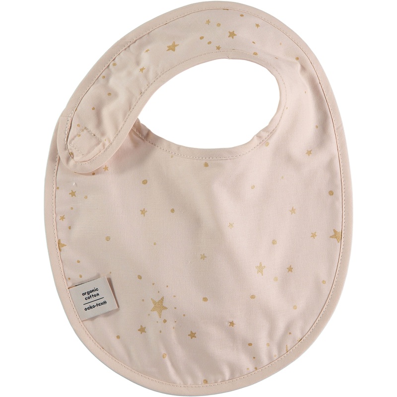 nobodinoz Bib Candy Gold Stella/ Dream Pink