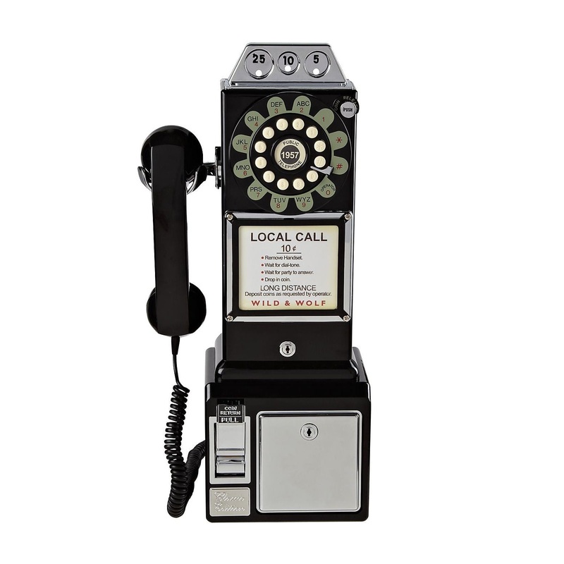 Wild & Wolf 1950's Diner Model Telephone