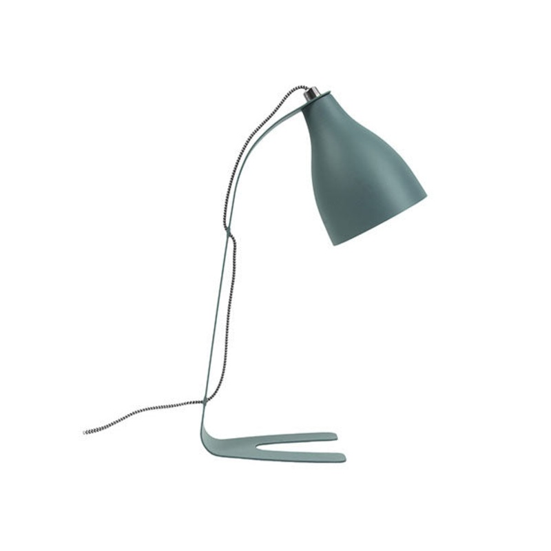 Present Time Table Lamp Barefoot Metal Teal Blue