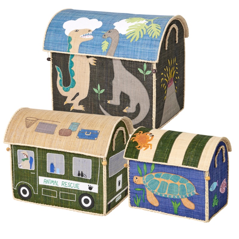 Rice DK Toy Basket Animal Theme