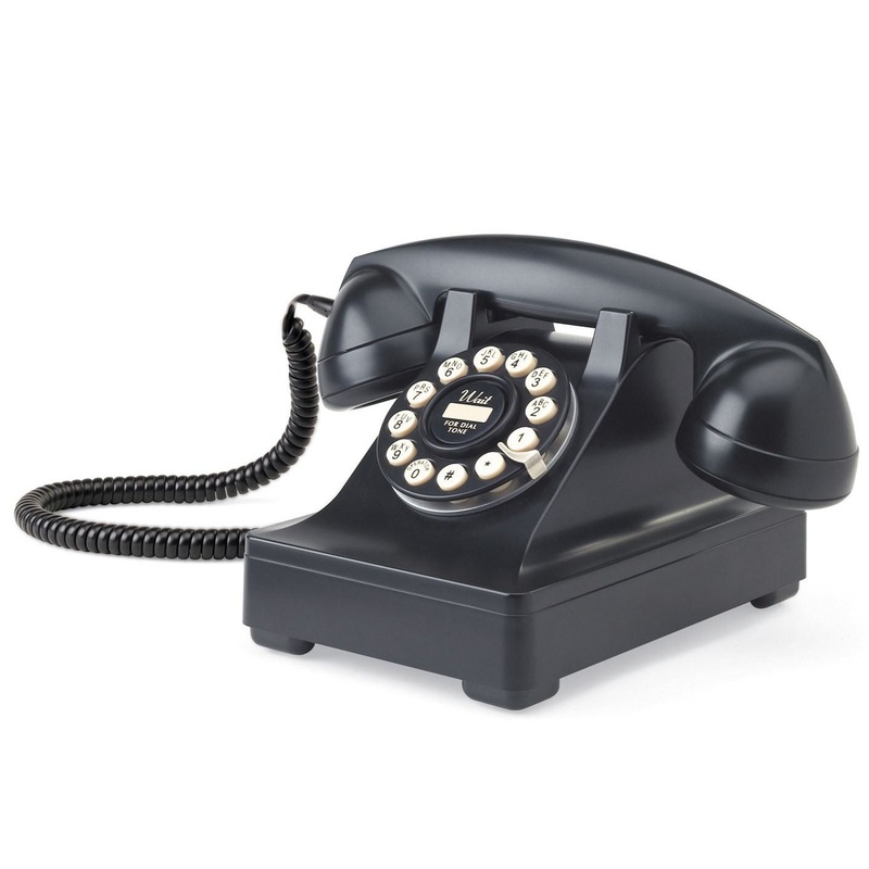 Wild & Wolf Series 302 Black Telephone
