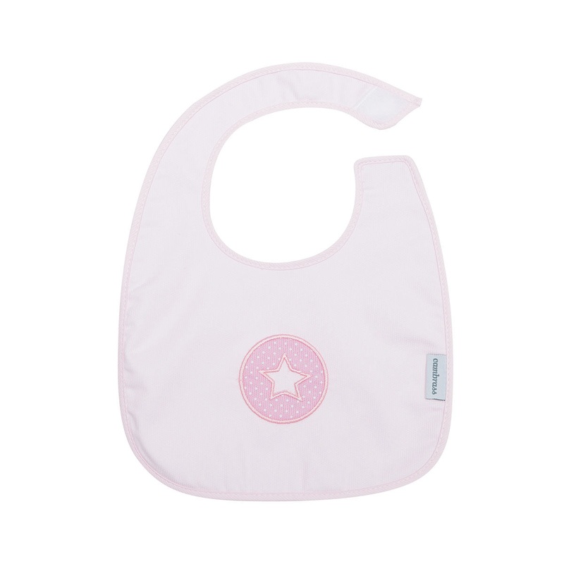 Cambrass Square Bib Velcro Round 1599 Pink