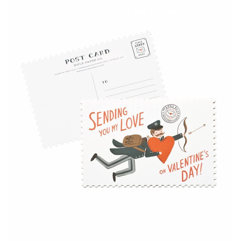 Rifle Paper Co Valentine's Day Postcard