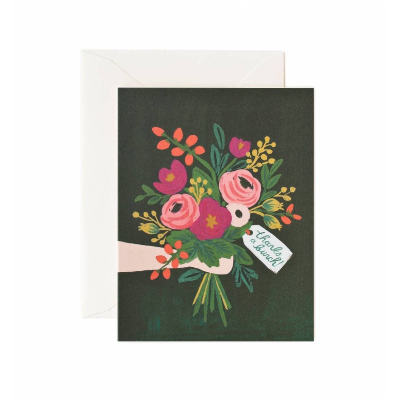 Rifle Paper Co Thanks A Bunch Card