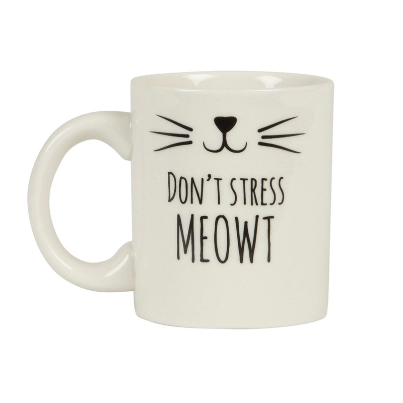 RJB Stone Cats Whiskers Dont Stress Meowt Mug