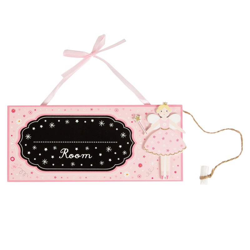 RJB Stone Fairy Wishes Room Chalkboard Hanging Sign