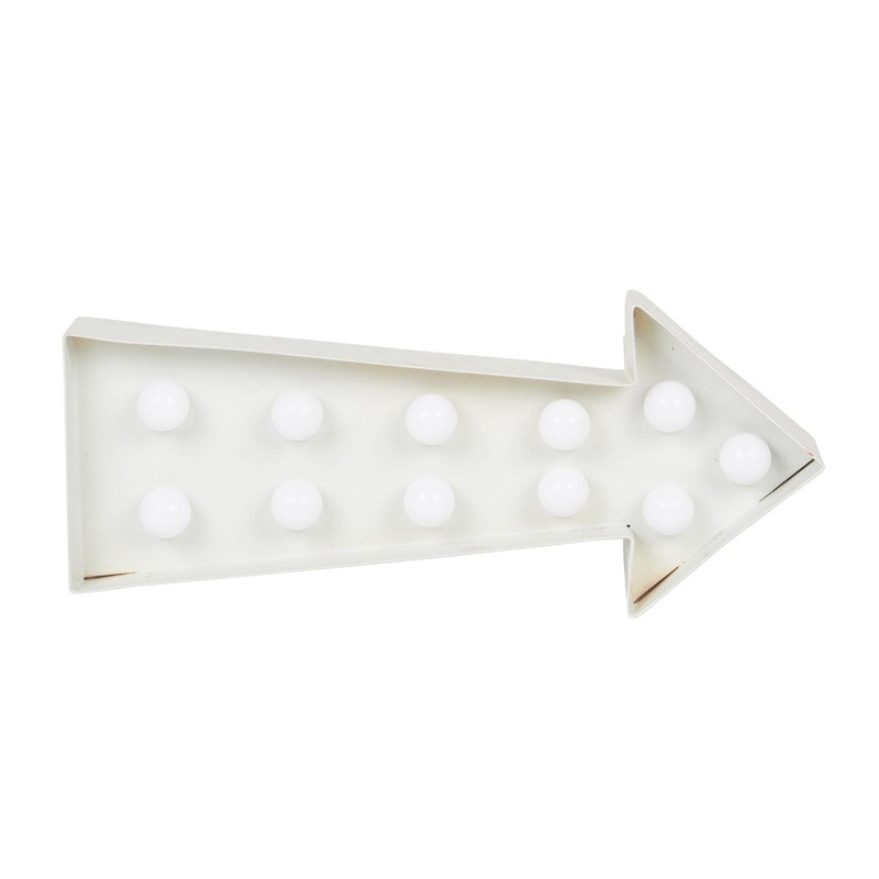RJB Stone Wall Mounted Light Up Led Arrow
