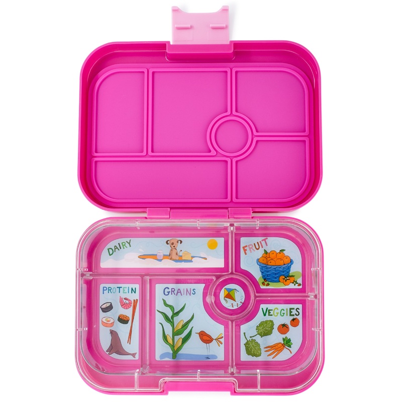 Yumbox Original Malibu Purple California Kids 6 Compartment Lunch Box