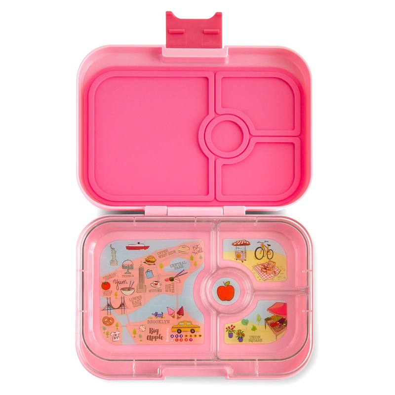 Yumbox Panino Gramercy Pink NYC 4 Compartment Lunch Box