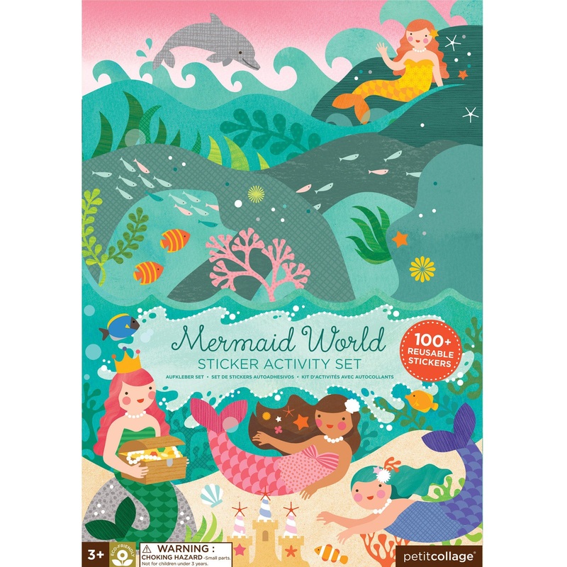Petit Collage Sticker Activity Set Mermaid World