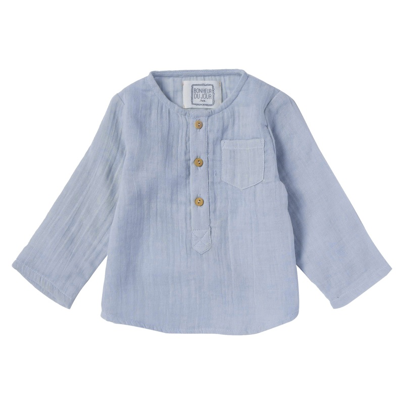 Bonheur du Jour Paris Baby+Boy Boys Shirt Blue Provence