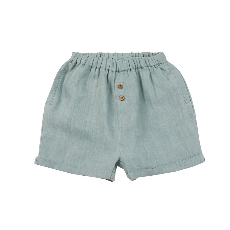 Bonheur du Jour Paris  Baby+Boy Boys Short Eucalyptus Green