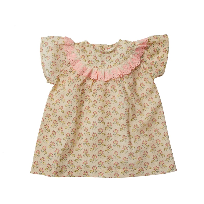 Bonheur du Jour Paris Baby+Girl Blouse Nude
