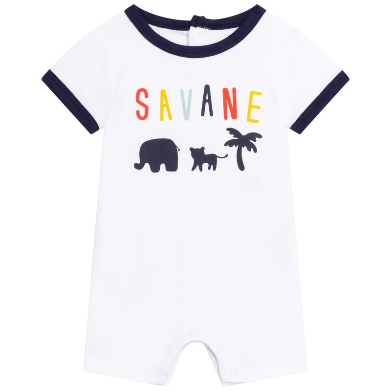 Carrment Beau Short All In One Spring 1 Newborn White