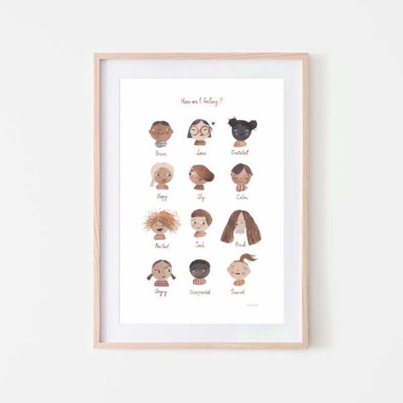 Mushie Poster Feelings
