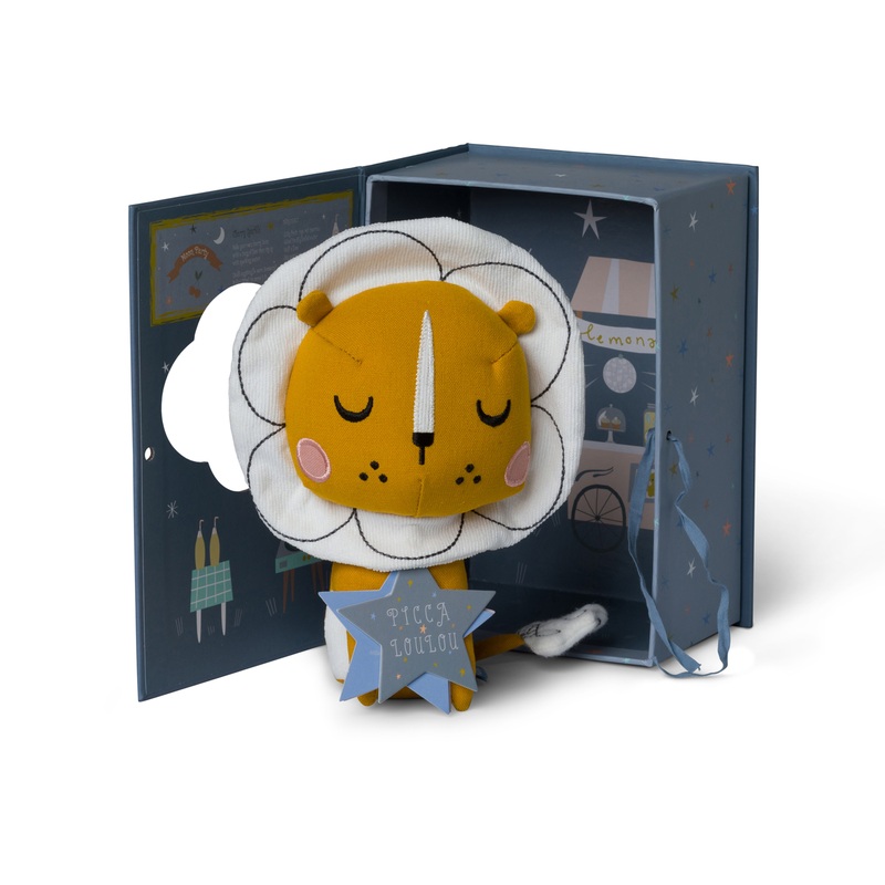 Picca Loulou Lion in Gift Box - 18cm