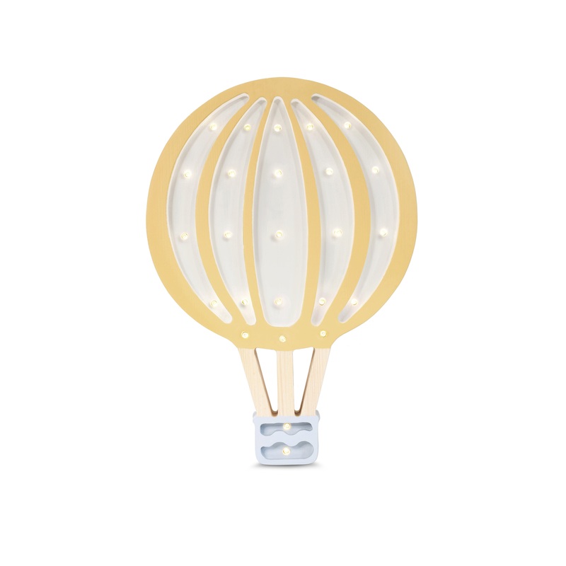 Little Lights Hot Air Balloon Lamp - Mustard (Pre-Order; Est. Delivery in 4-8 Weeks)