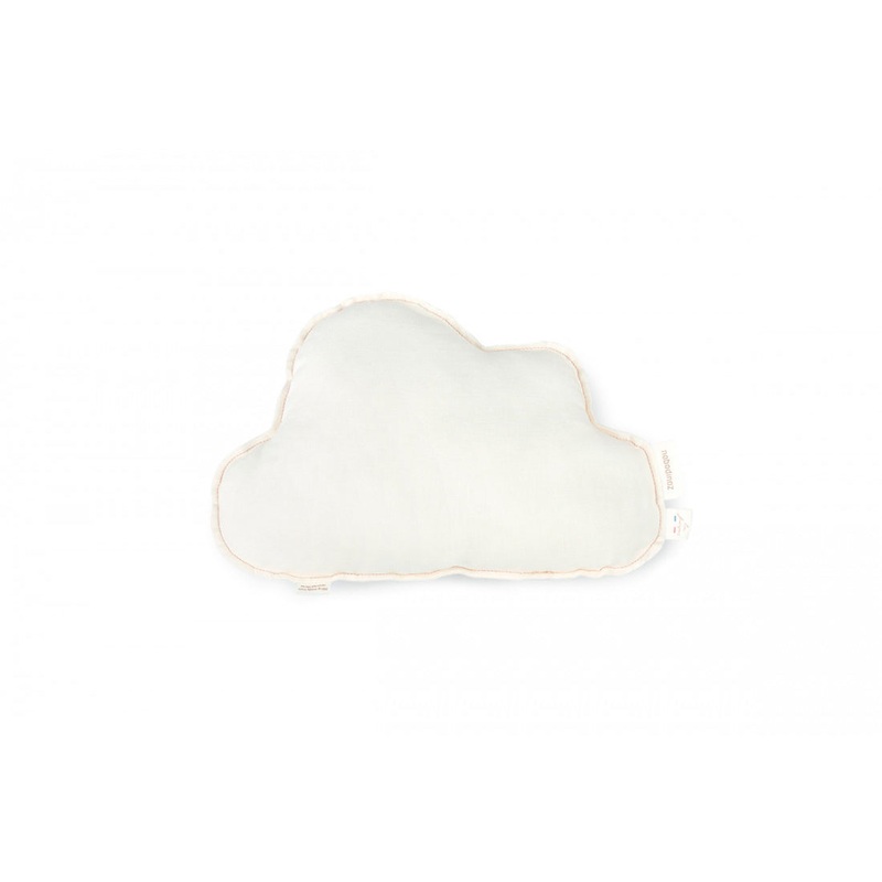 nobodinoz Lin Franais Cloud Cushion Off White