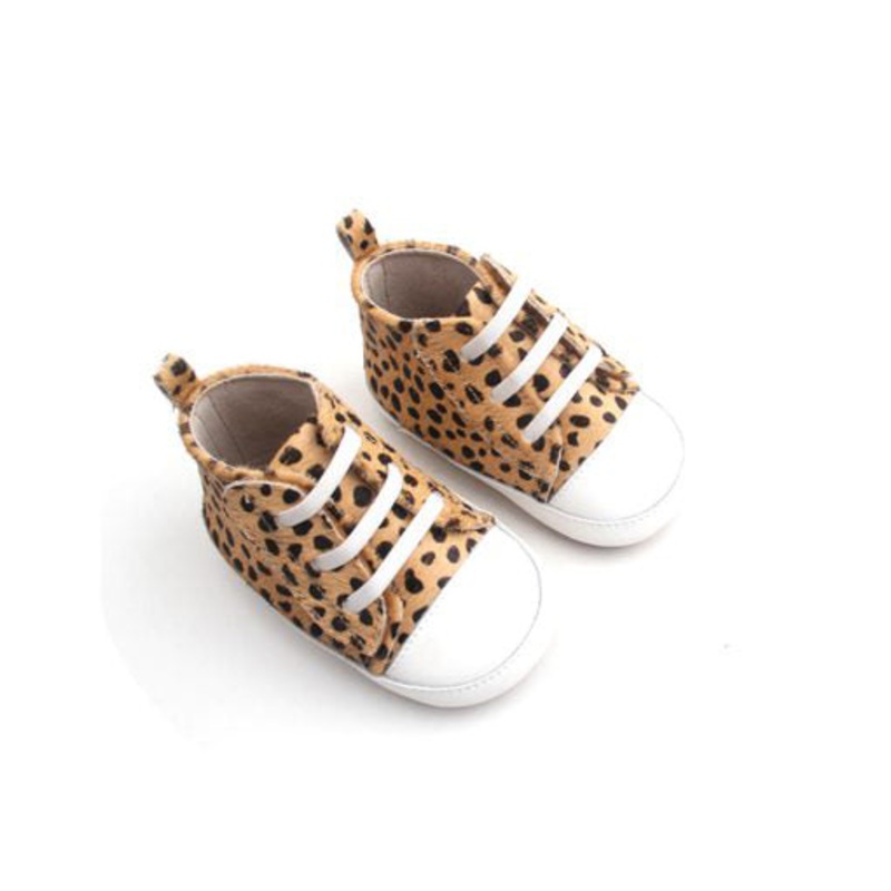 Oh Little Deer Leather Sneakers - Brown/Black