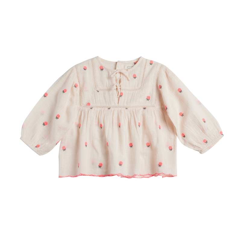 Bonheur du Jour Paris Carolyn Girl Blouse - Rose Petale
