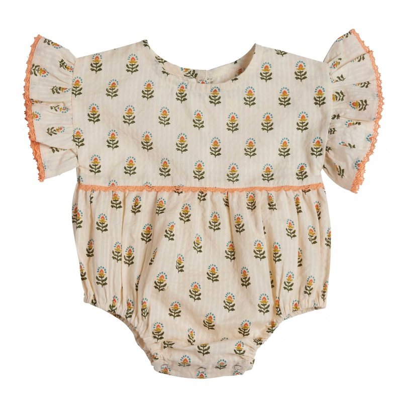 Bonheur du Jour Paris Celestia Rosee Baby Overall - Rosee