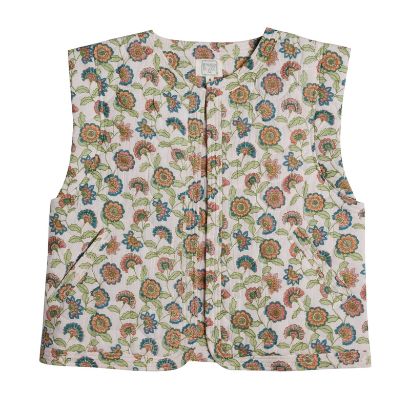 Bonheur du Jour Paris Cherry Girl+ Woman Blouse - Rosee/Bleu