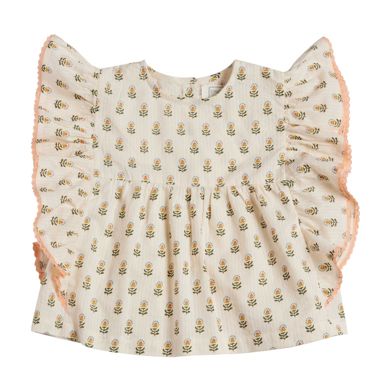 Bonheur du Jour Paris Eulalie Girl Blouse - Rosee