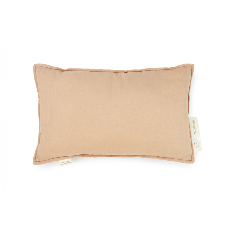 nobodinoz Lin Franais Rectangular Cushion Sand
