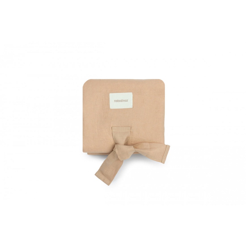 nobodinoz Lin Franais Waterproof Changing Pad Sand