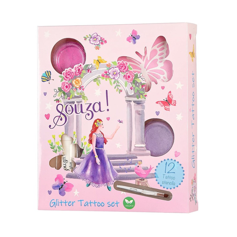 Souza Glitter Tattoo Set Princess (1 pc)