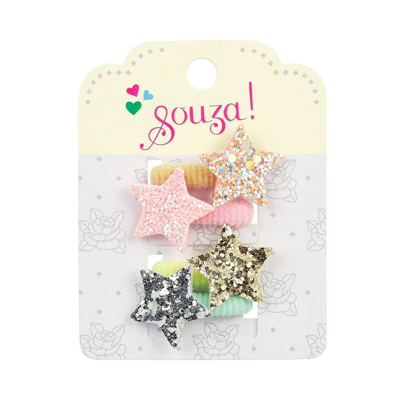 Souza Hair Elastic Angelie (4 Pcs/Card, 1 Card)